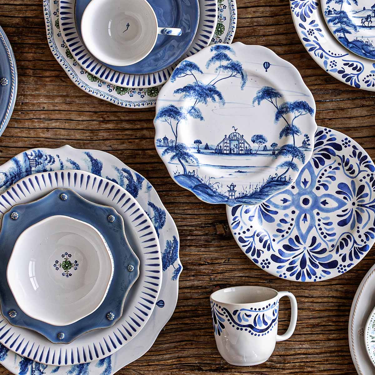 Iberian Dessert/Salad Plate - Indigo - Image 6