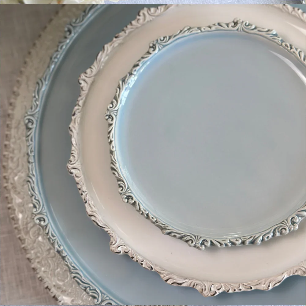 Imperial Salad/Dessert Plate - Light Blue - Image 2