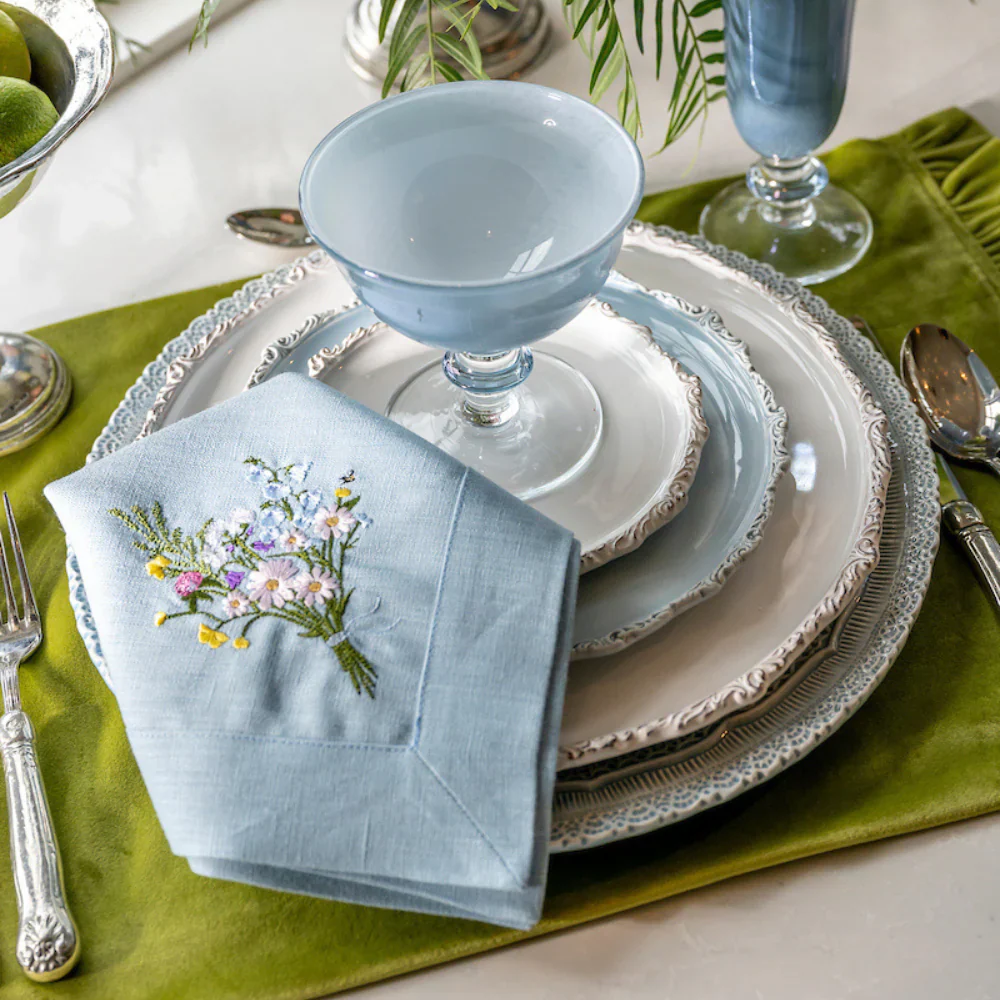 Imperial Salad/Dessert Plate - Light Blue - Image 4