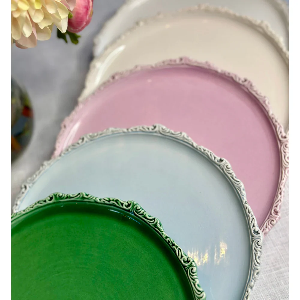 Imperial Salad/Dessert Plate - Light Blue - Image 6