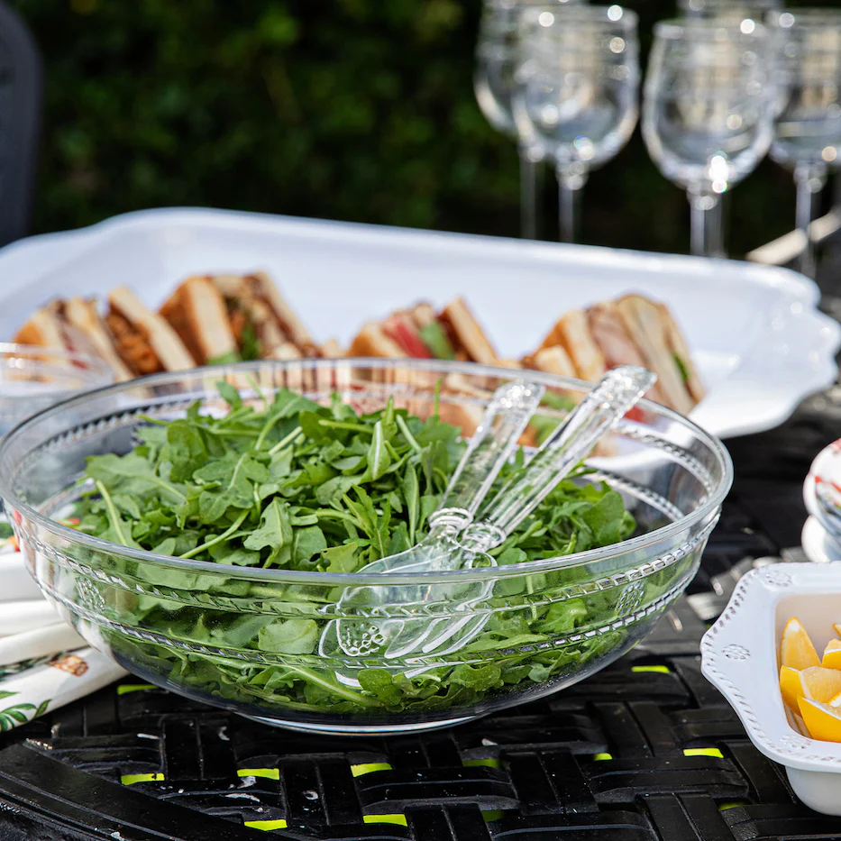 Isabella Acrylic Salad Servers - Image 2