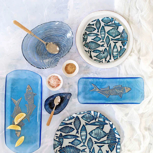 Isola Glass Salad Plate - Image 2