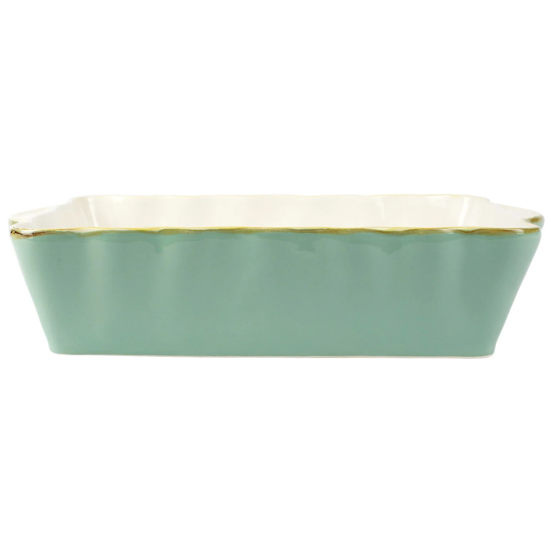 Italian Bakers Aqua Large Rectangular Baker