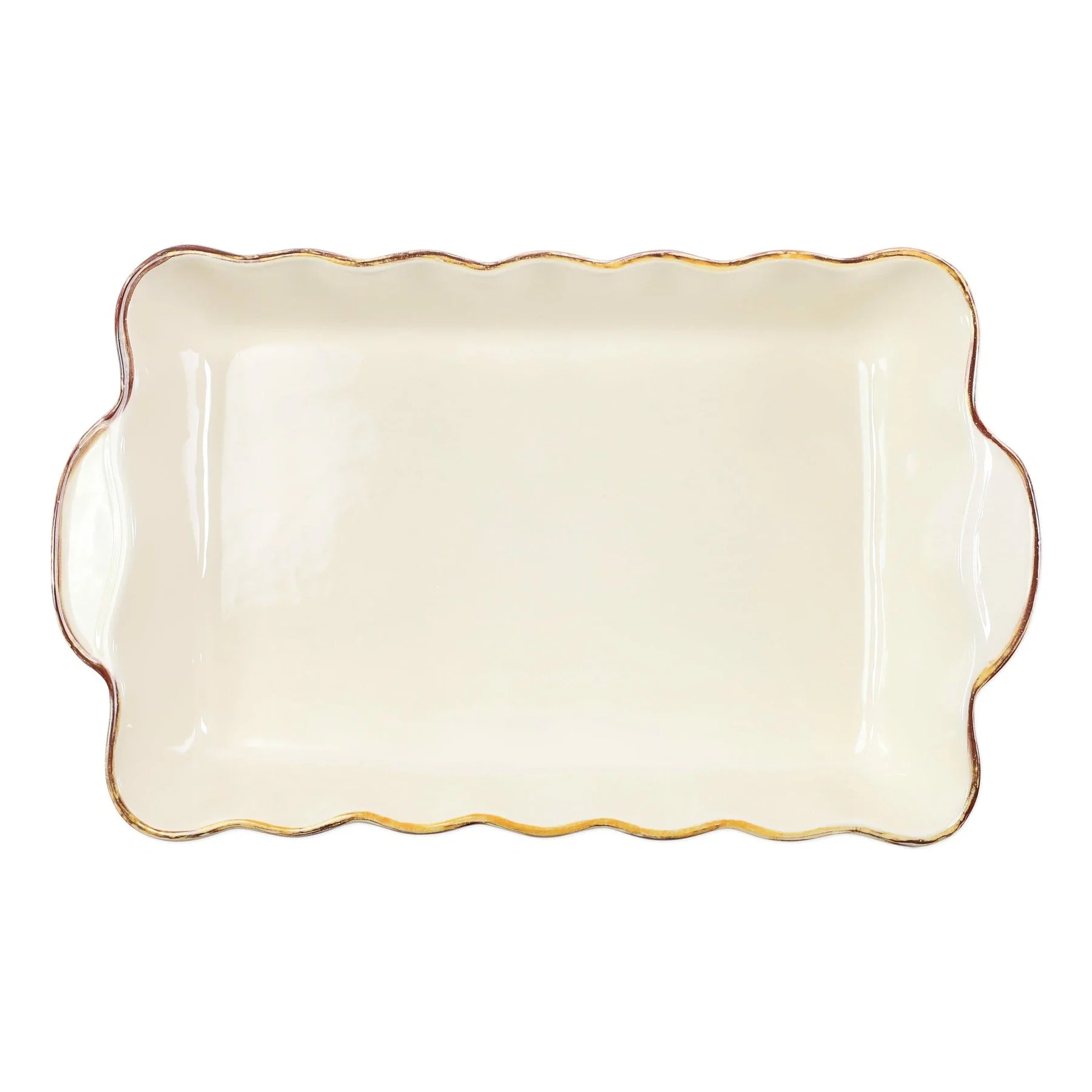 Italian Bakers Red Medium Rectangular Baker - Image 2