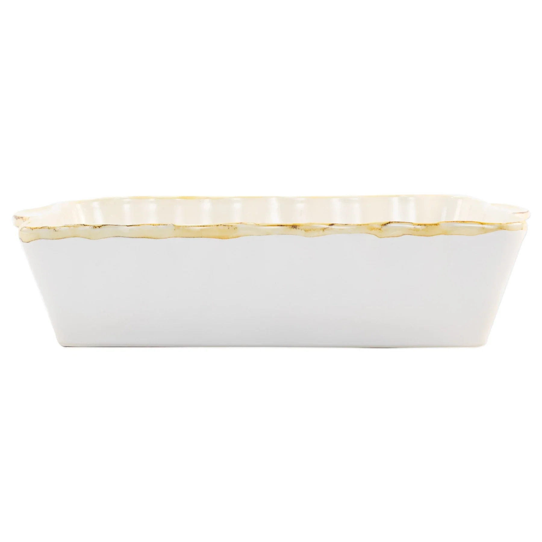 Italian Bakers White Large Rectangular Baker