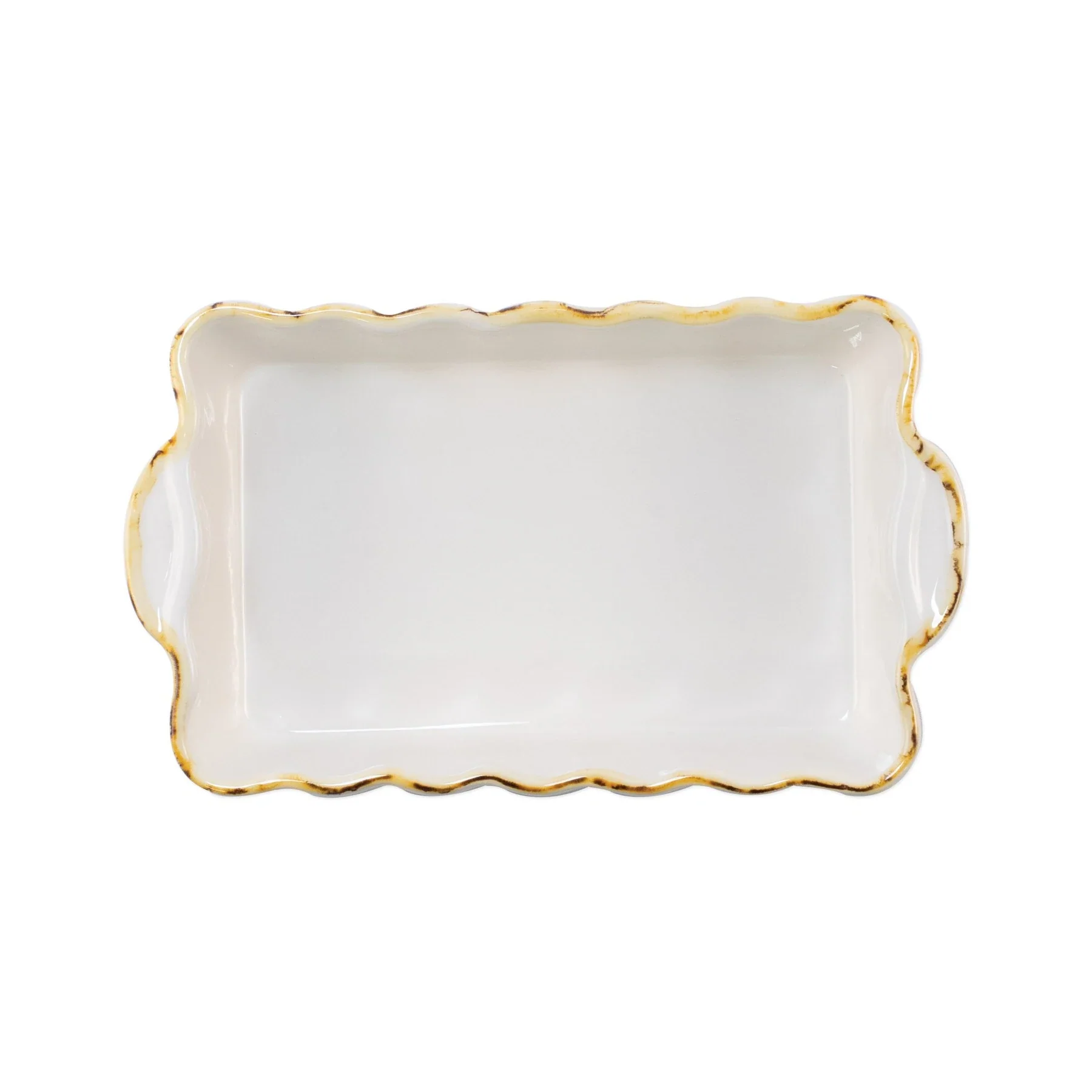 Italian Bakers White Small Rectangular Baker - Image 2