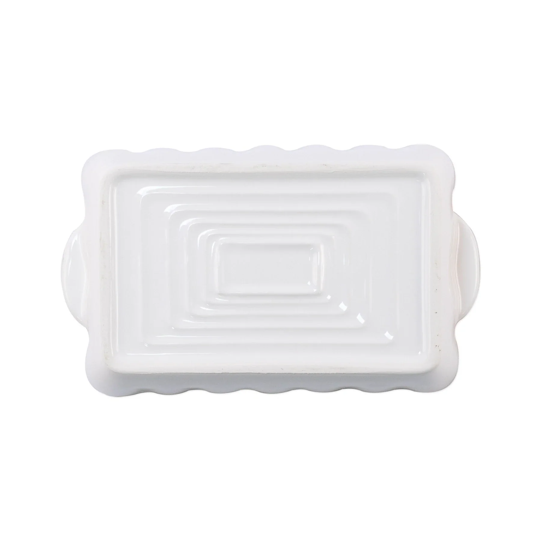 Italian Bakers White Small Rectangular Baker - Image 3