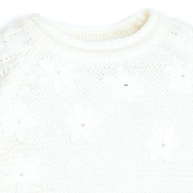 Ivory Floral Sweater - Image 2