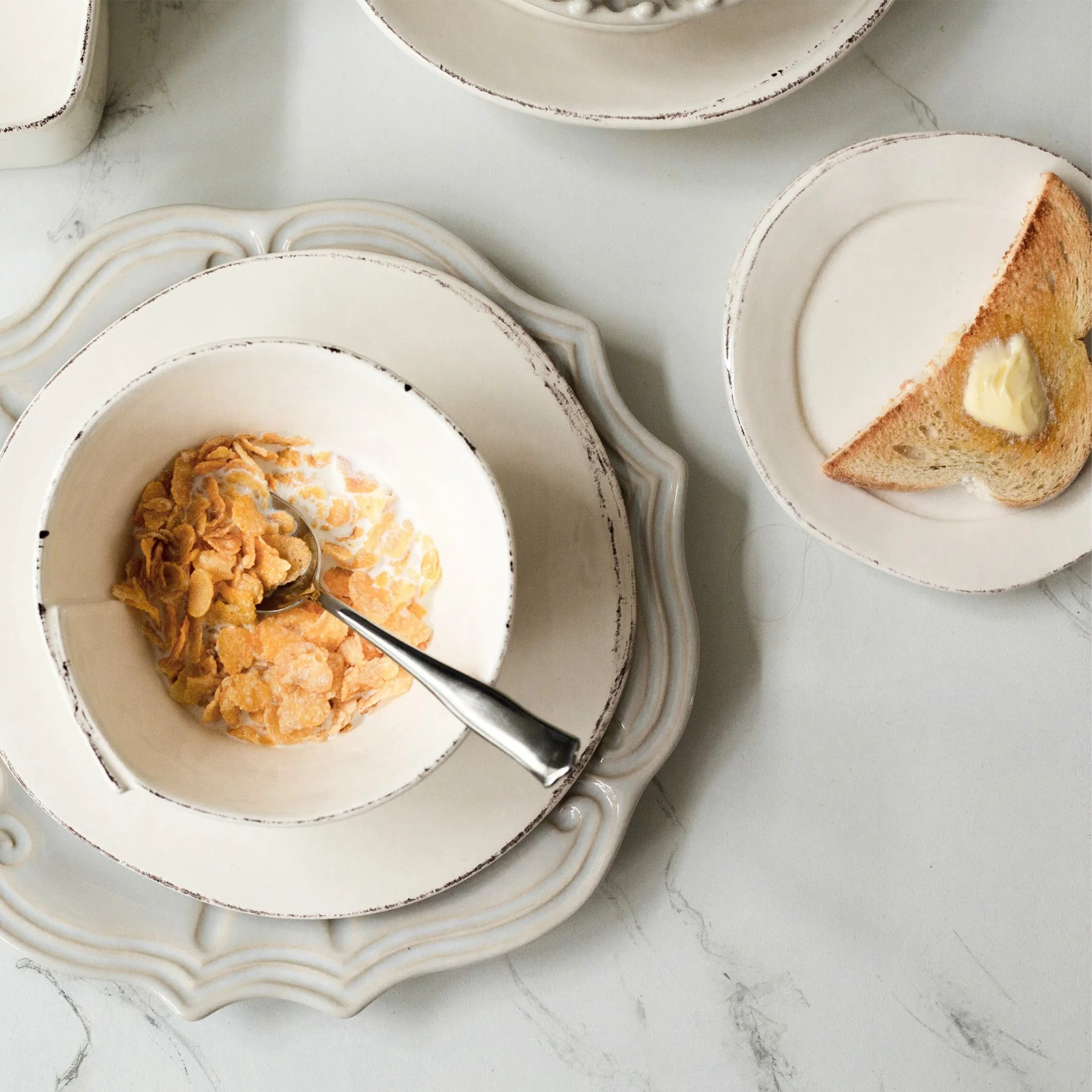 Lastra Linen Canape Plate - Image 2