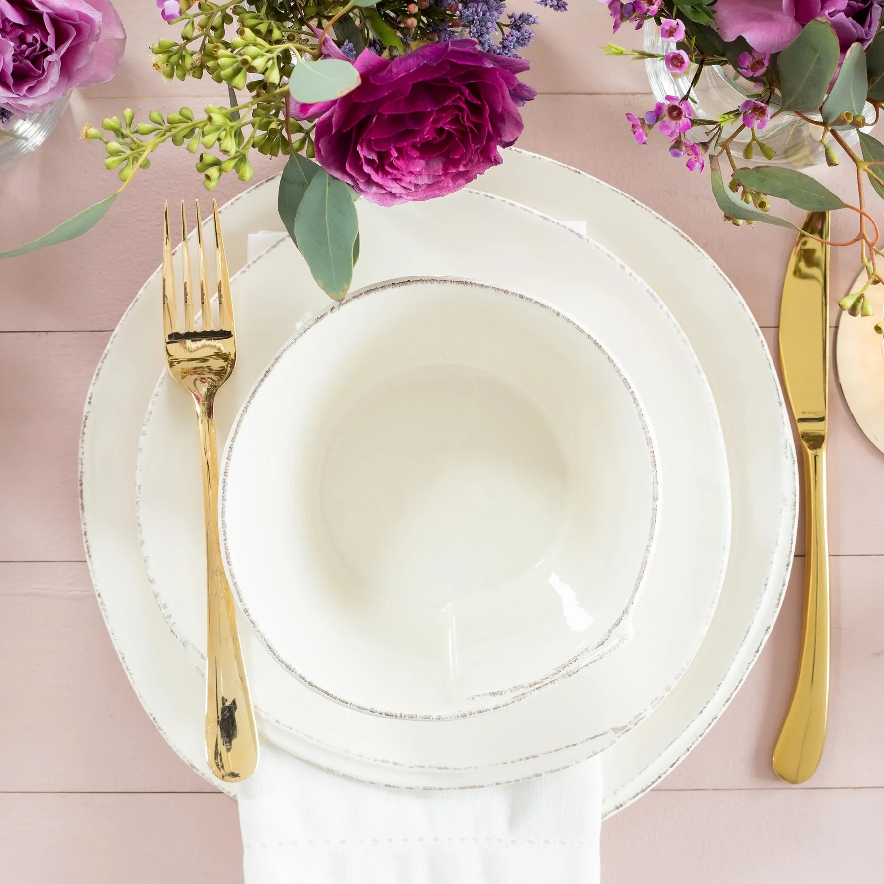 Lastra Linen Salad Plate - Image 3