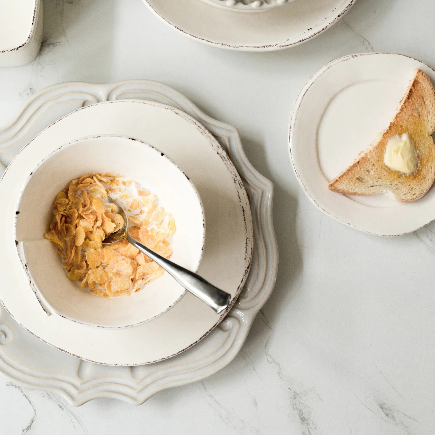 Lastra Linen Salad Plate - Image 5