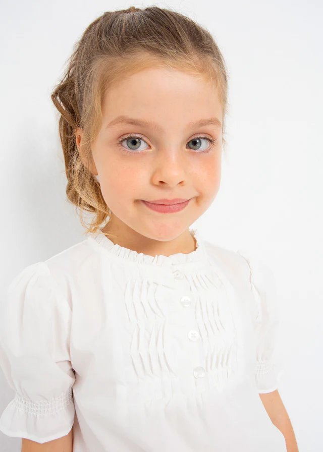 Ivory Poplin Top - Image 2