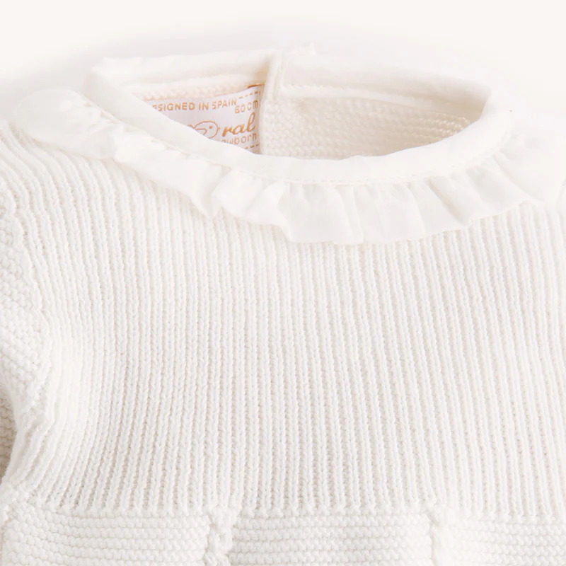 Ivory Sweater & Bow Bloomer Set - Image 3