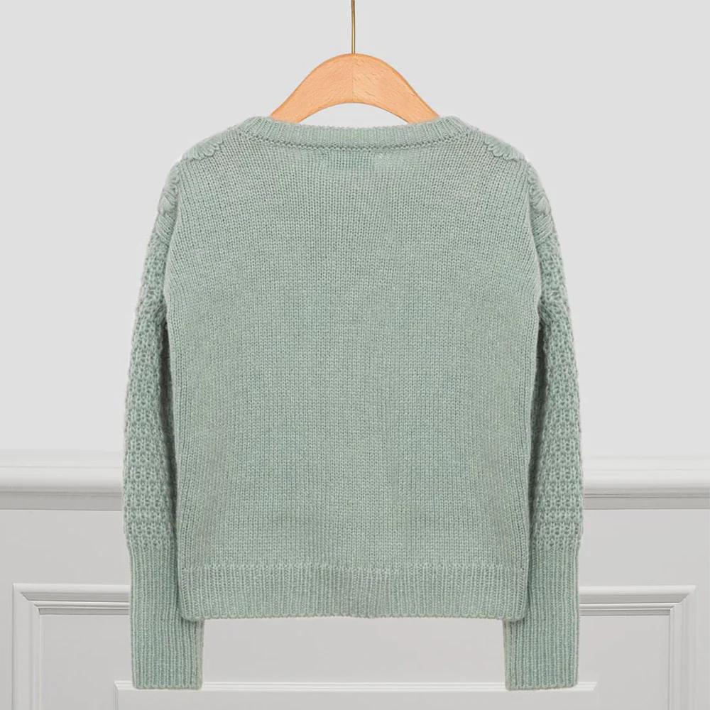 Jade Floral Sweater - Image 3