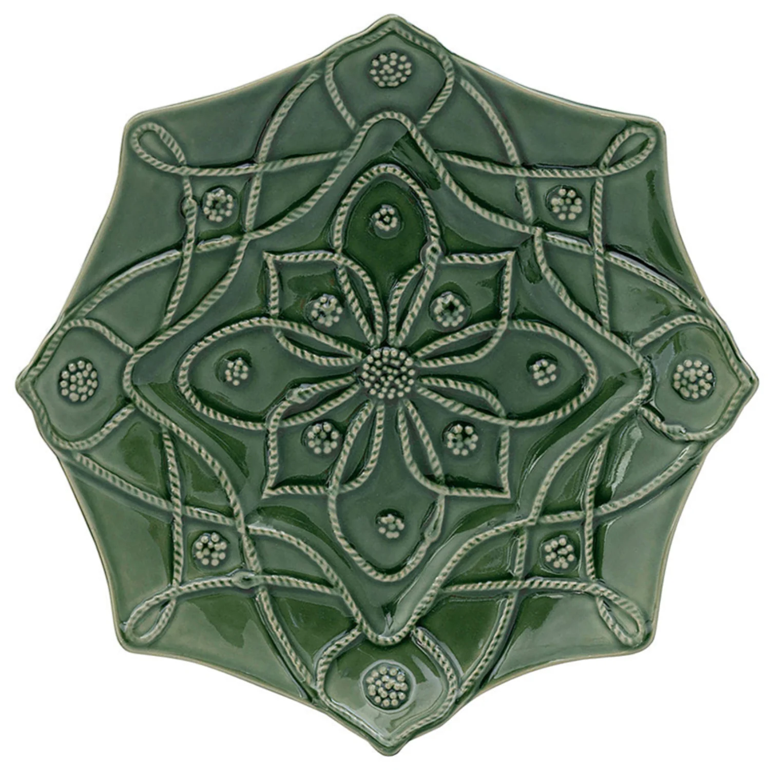 Jardins du Monde Dessert/Salad Plate Assorted Set/4 - Basil - Image 9