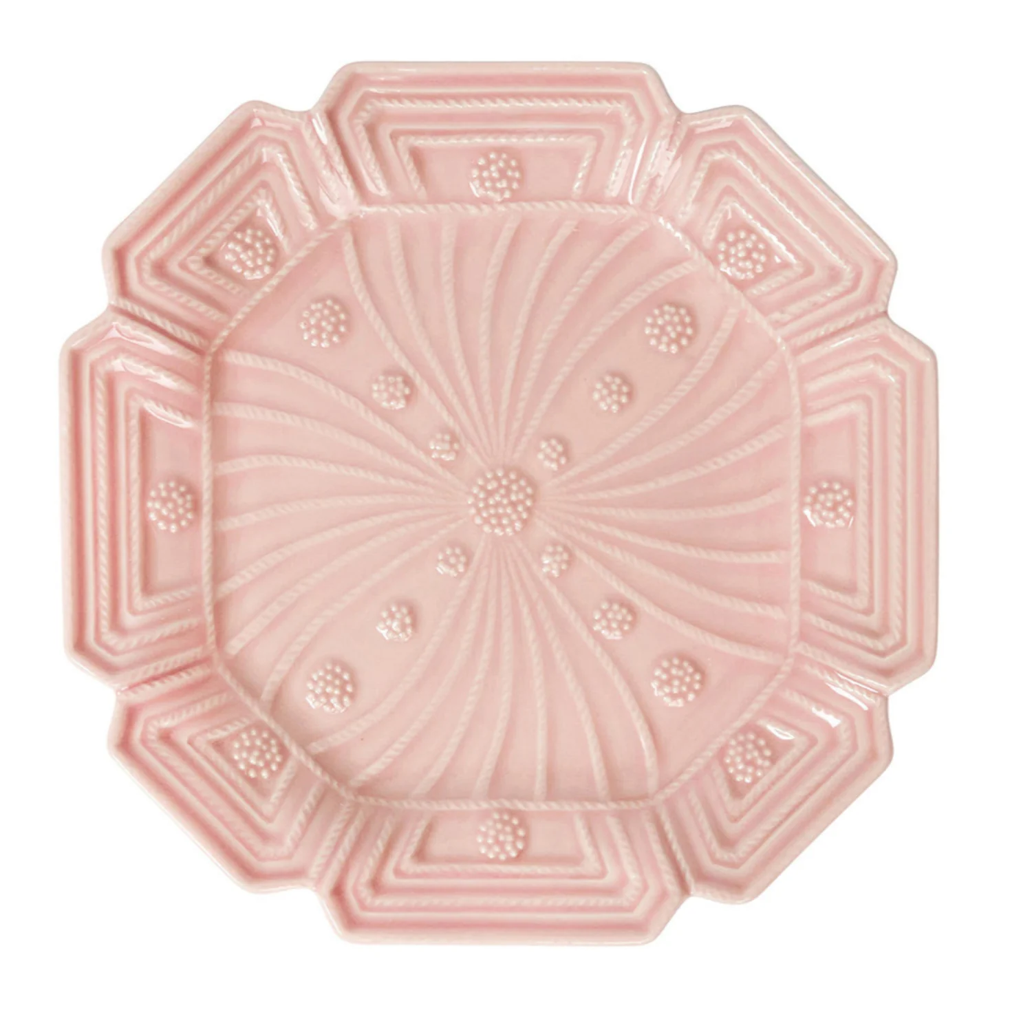 Jardins du Monde Dessert/Salad Plate Assorted Set/4 - Blush - Image 7