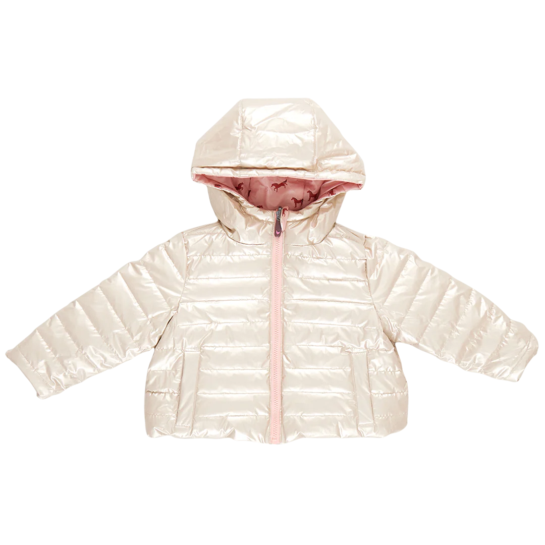 Kids Reversible Riley Jacket - Tiny Horses - Image 7
