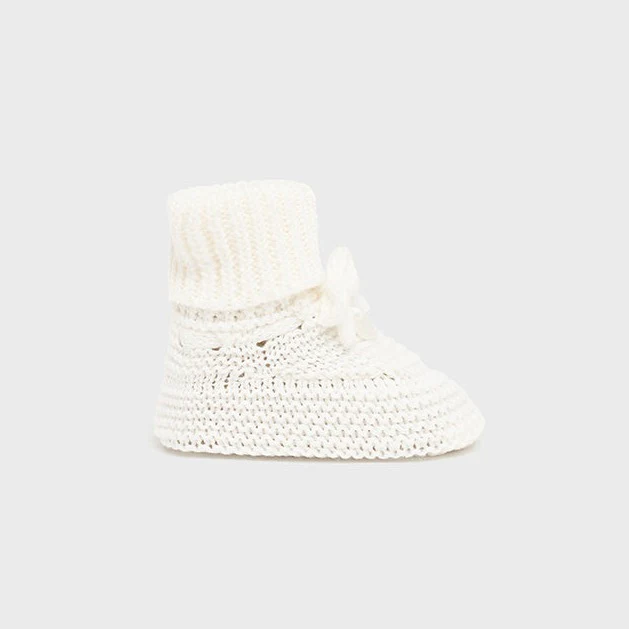 Knit Booties - Off White - Image 5