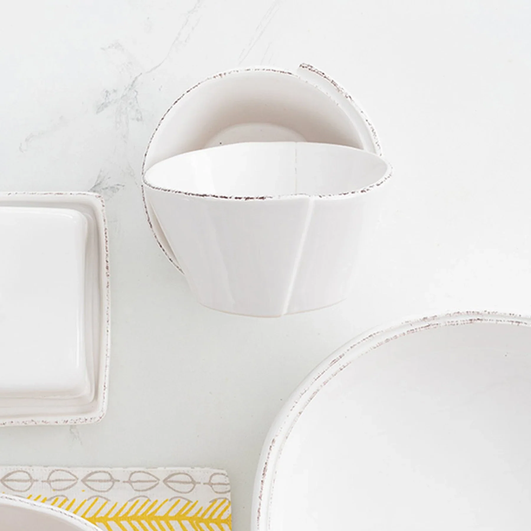 Lastra White Stacking Berry Bowl - Image 3