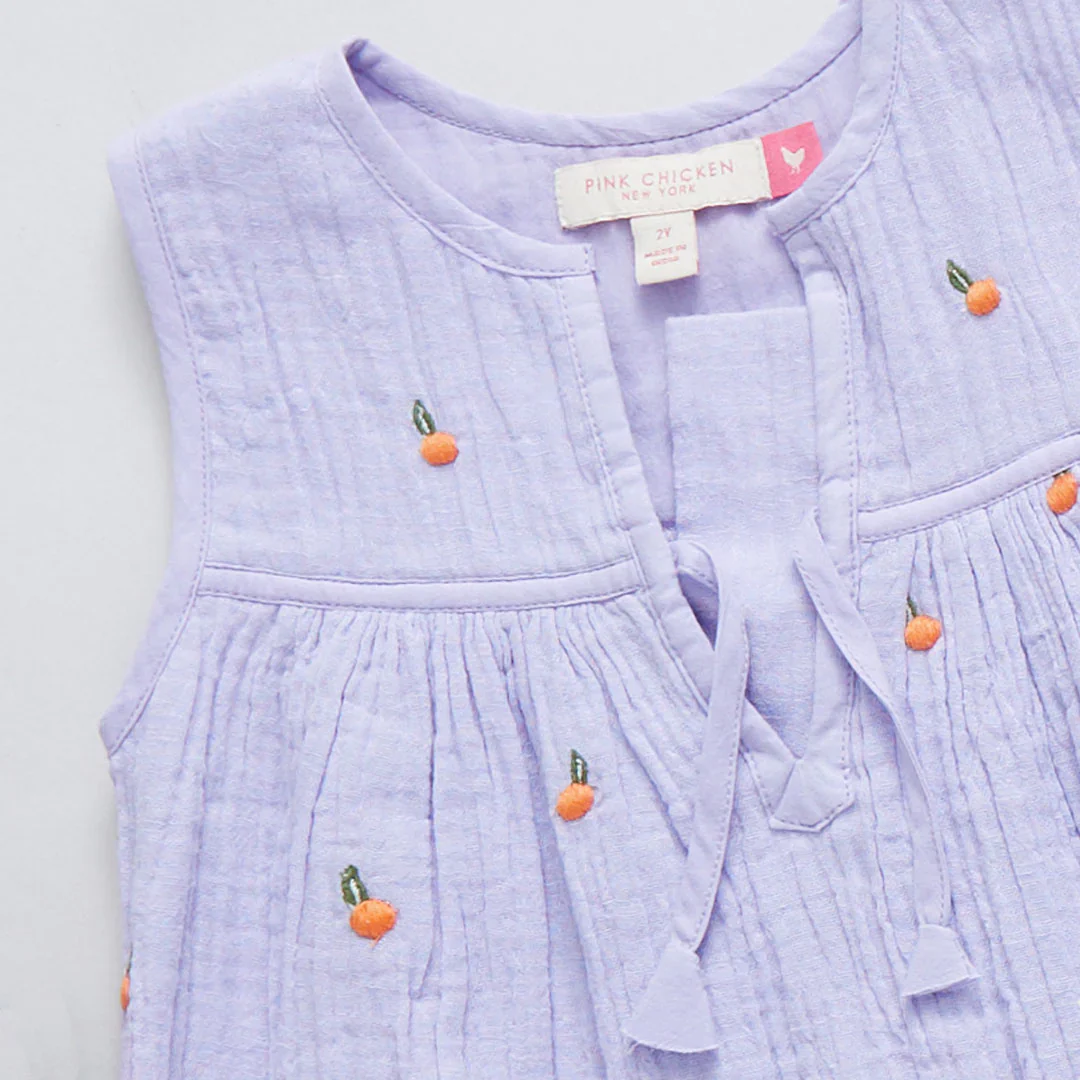 Lavender Oranges Girls Jade Top - Image 2
