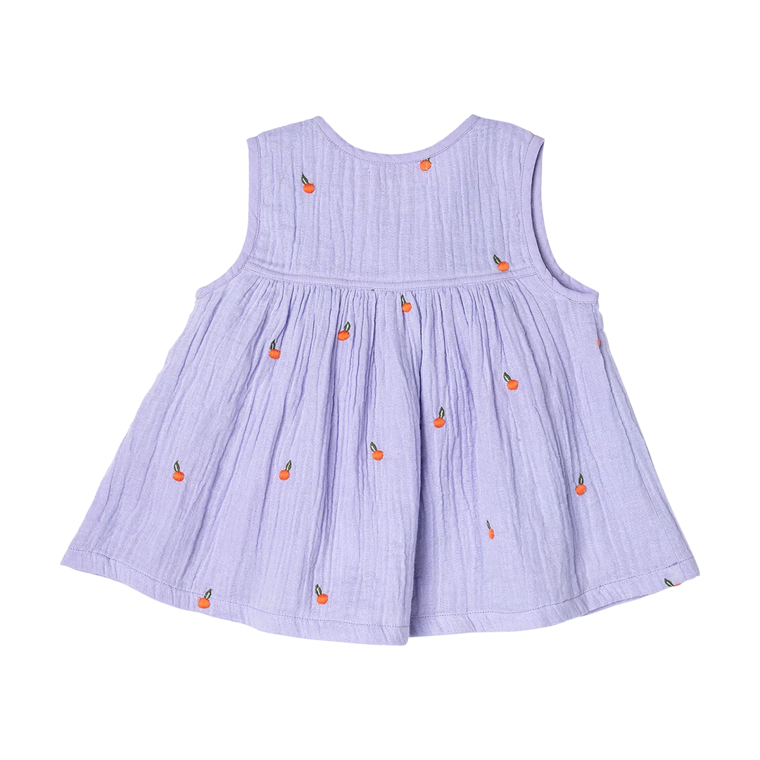 Lavender Oranges Girls Jade Top - Image 3
