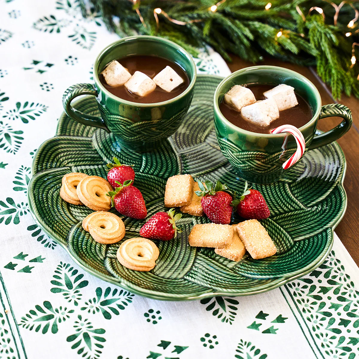 Le Panier Mystic Knot Charger/Platter - Basil - Image 3