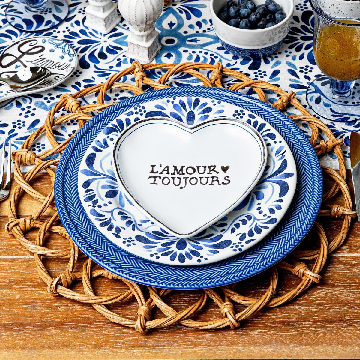 Le Panier Dinner Plate - Delft Blue - Image 3