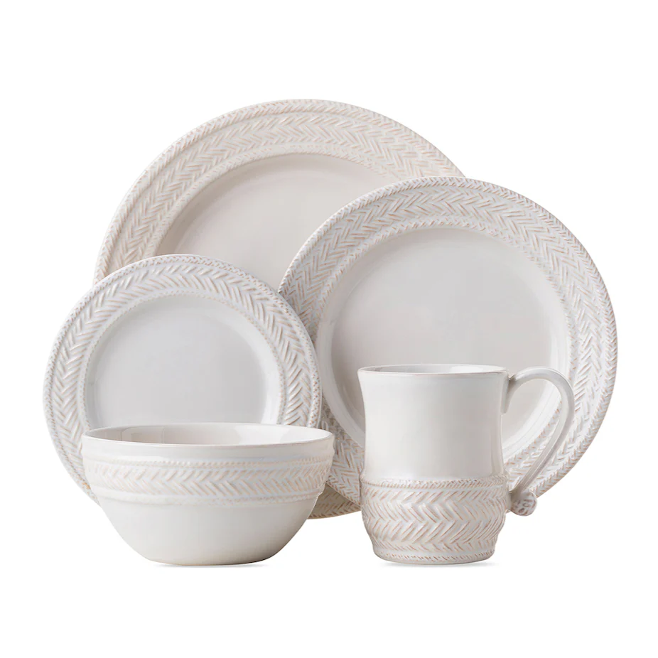 Le Panier 5pc Place Setting - Whitewash