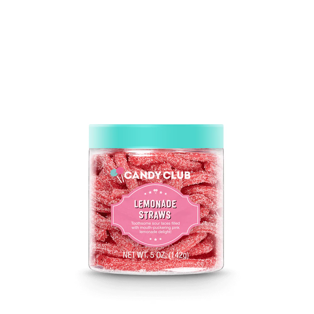 Pink Lemonade Candy Straws - Image 3