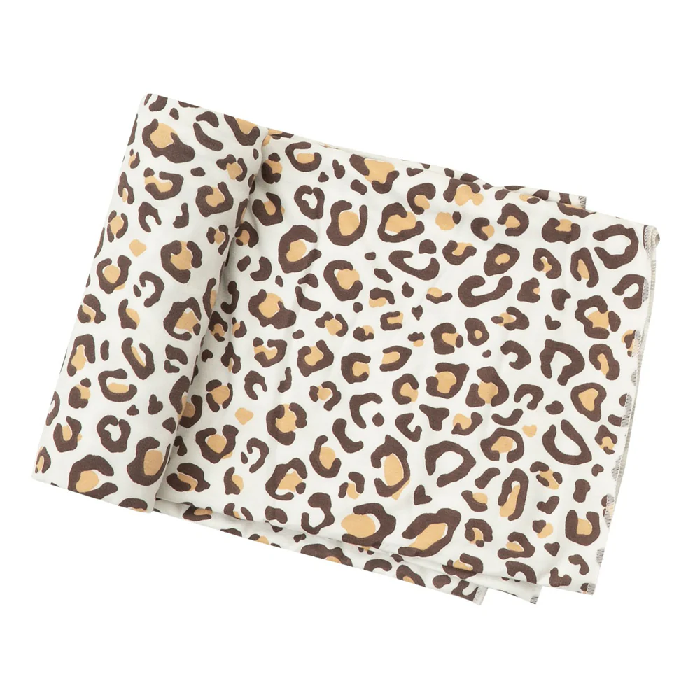 Leopard Swaddle Blanket - Image 2