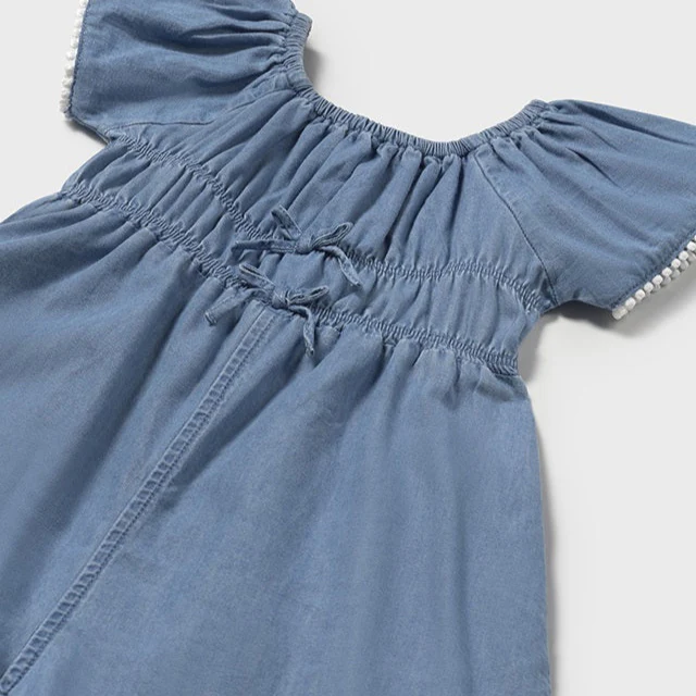 Light Denim Flowy Romper - Image 3