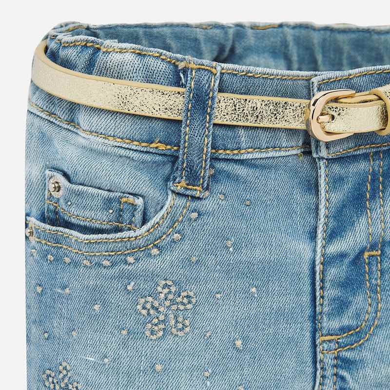 Light Wash Denim Shorts - Image 3
