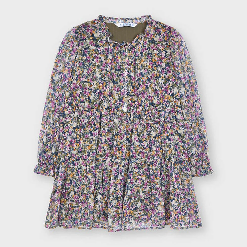 Lilac Floral Dress - Image 2