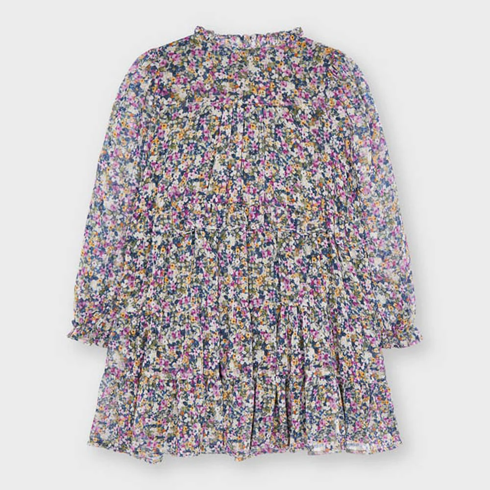 Lilac Floral Dress - Image 3