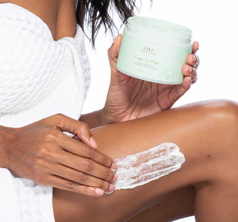 Lime So Fine: Foaming Body Polish - Image 2