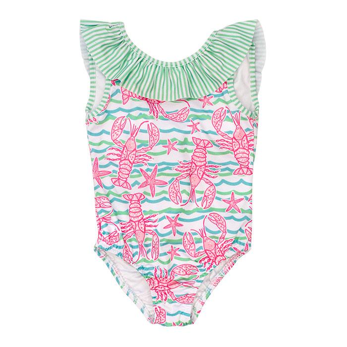 Lobster One Piece Spandex Swimsuit - Image 4