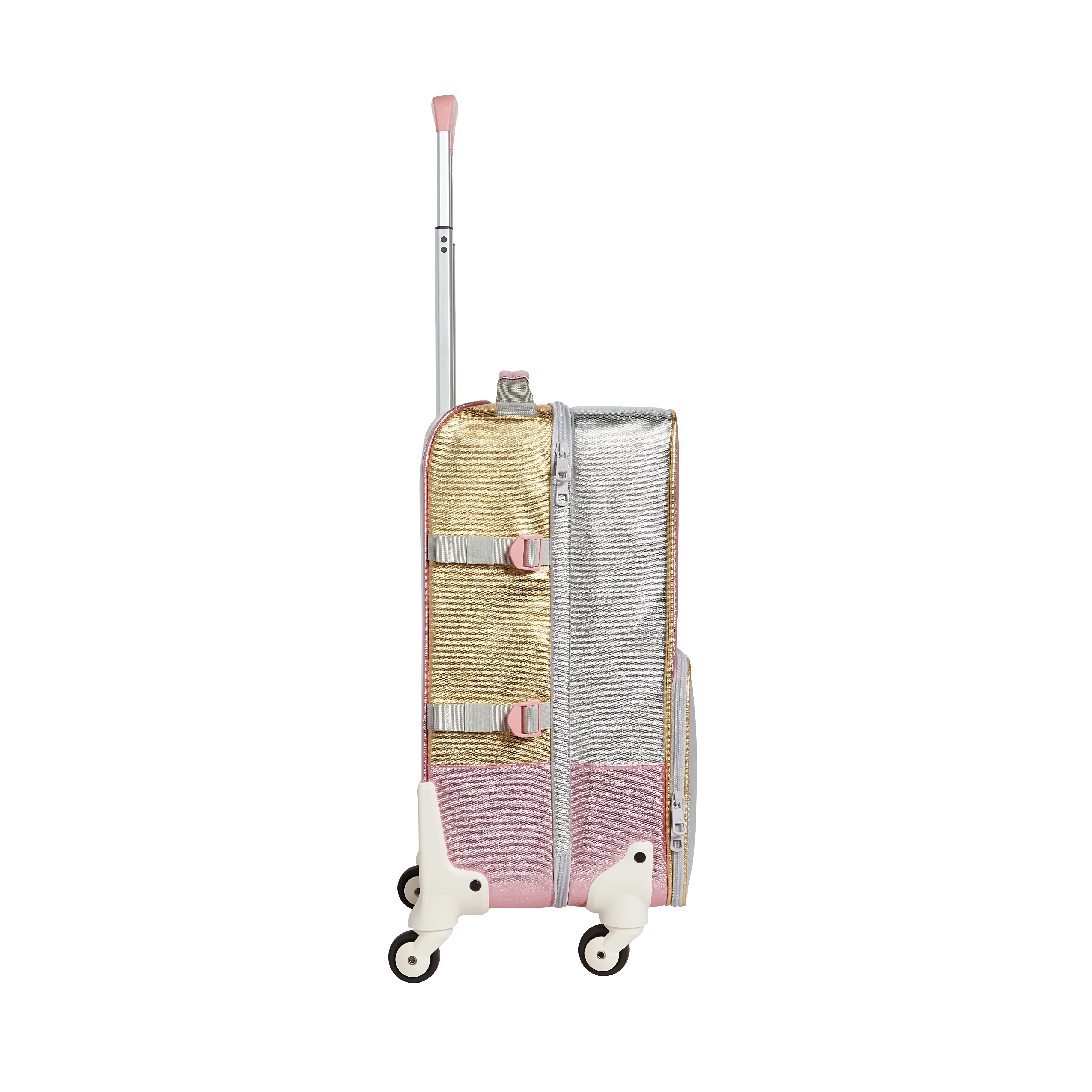 Logan Carry-On Suitcase | Metallic Pink - Image 5
