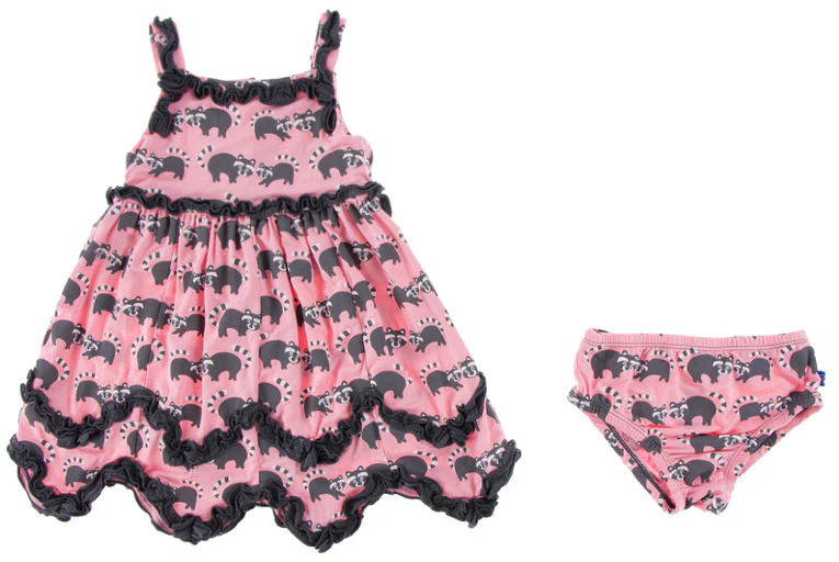 Lotus Raccoon Ruffle Tank Dress with Bloomer - Image 3