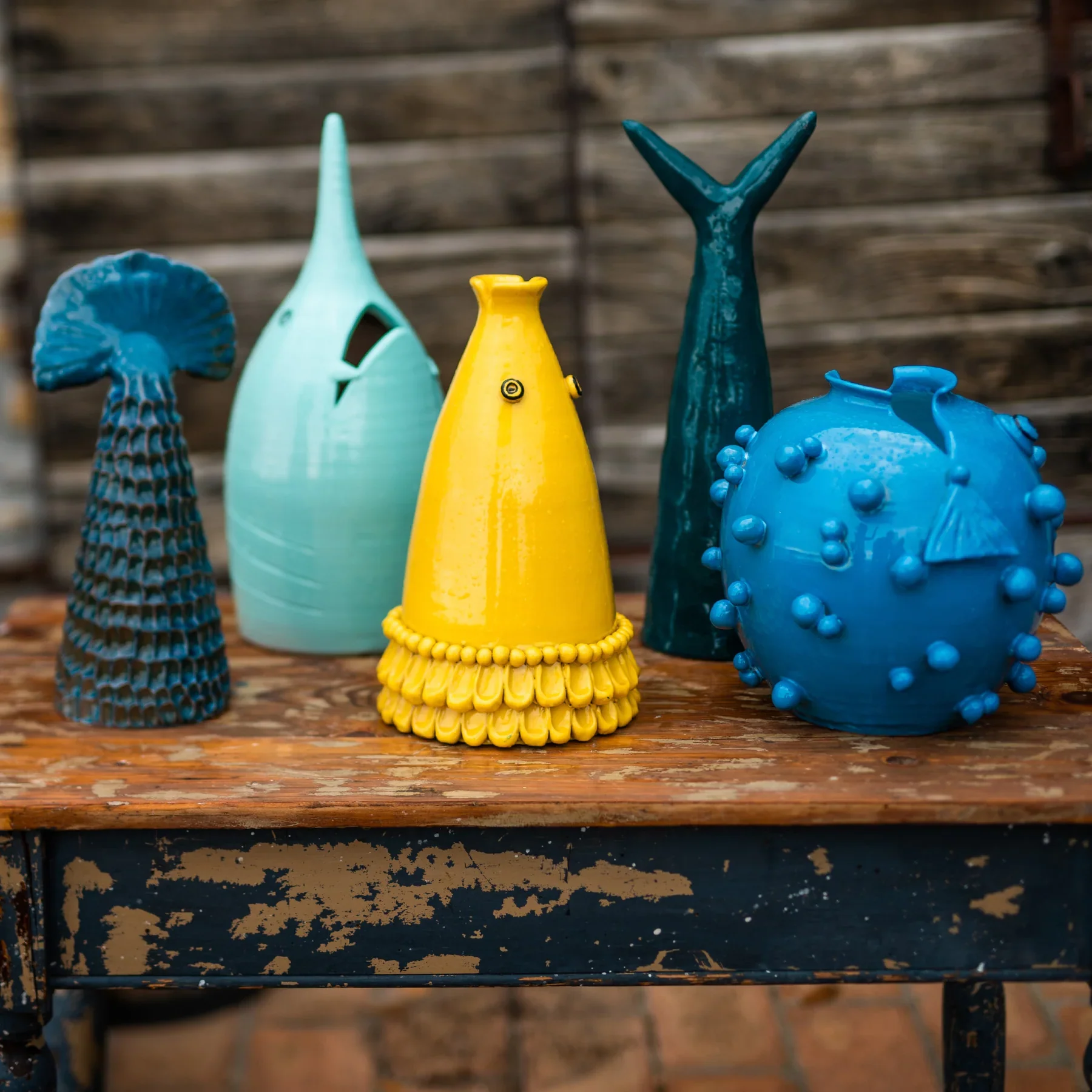 Maremma Blue Figural Fish Tail - Image 6