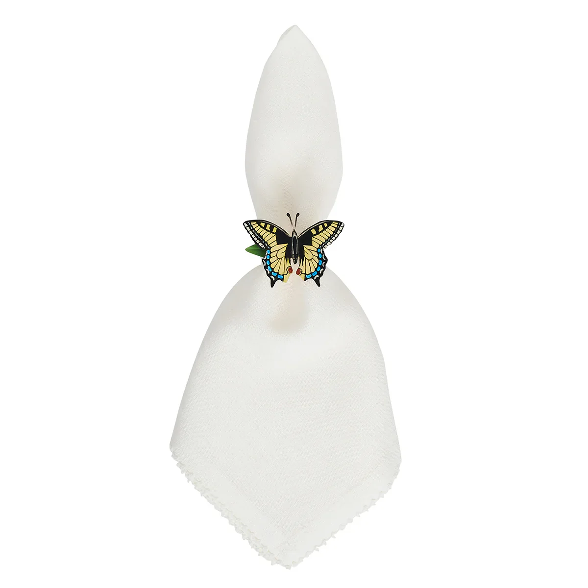 Meadow Walk Butterfly Napkin Ring Assorted Set/4 - Multi - Image 2