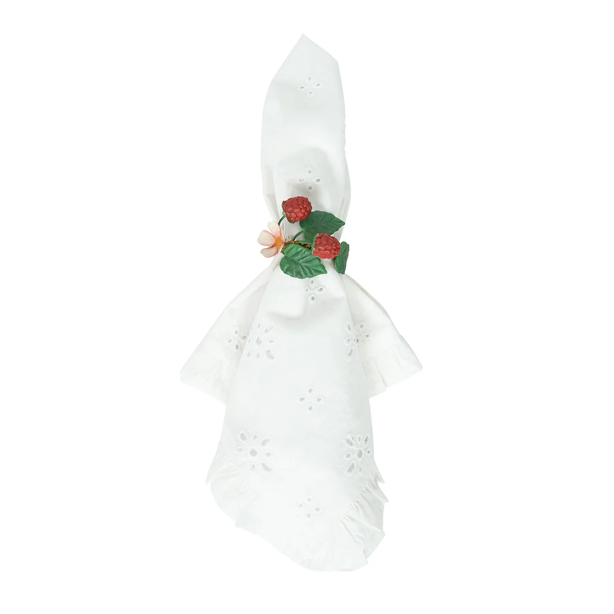 Meadow Walk Floral Napkin Ring Assorted Set/4 - Multi - Image 3