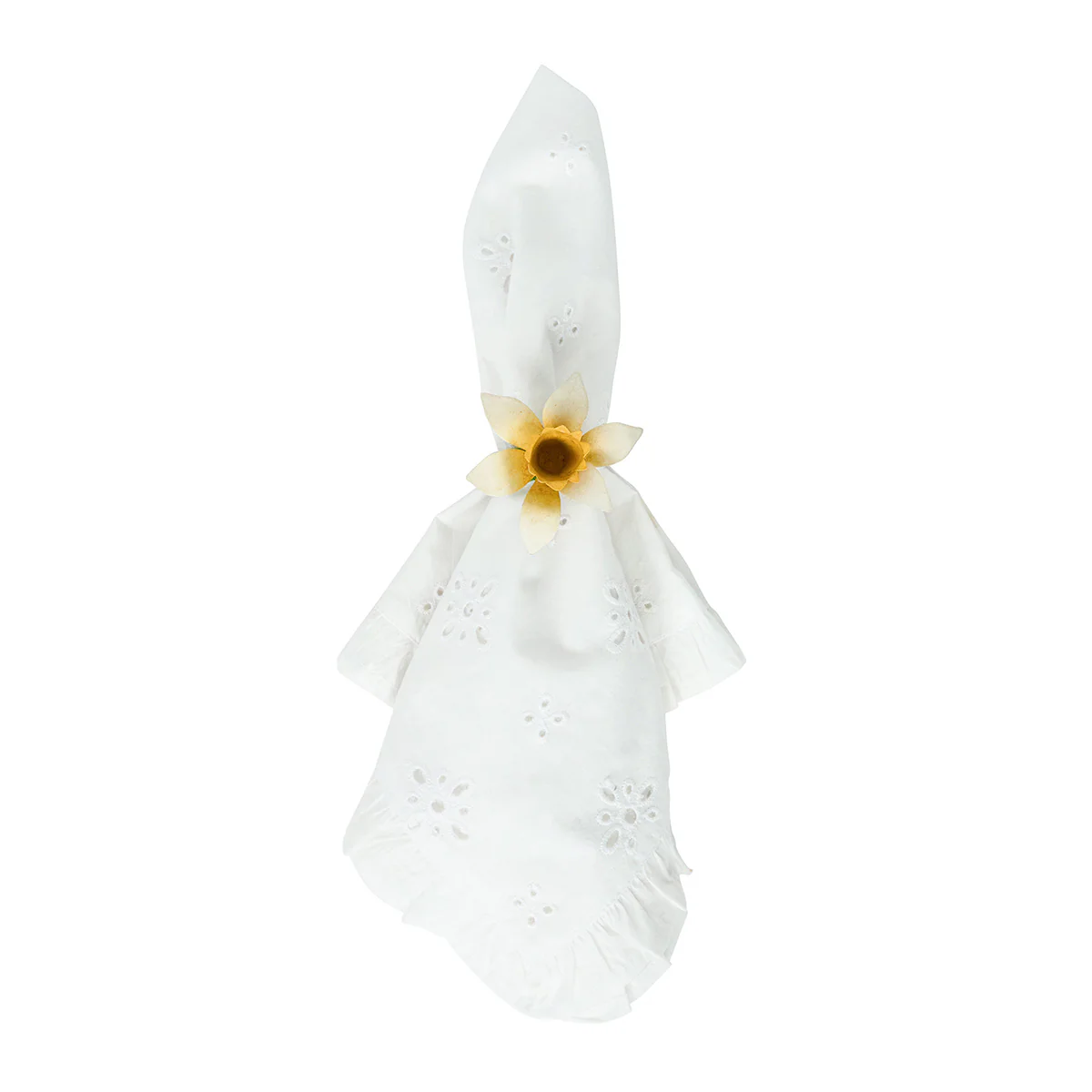 Meadow Walk Floral Napkin Ring Assorted Set/4 - Multi - Image 5