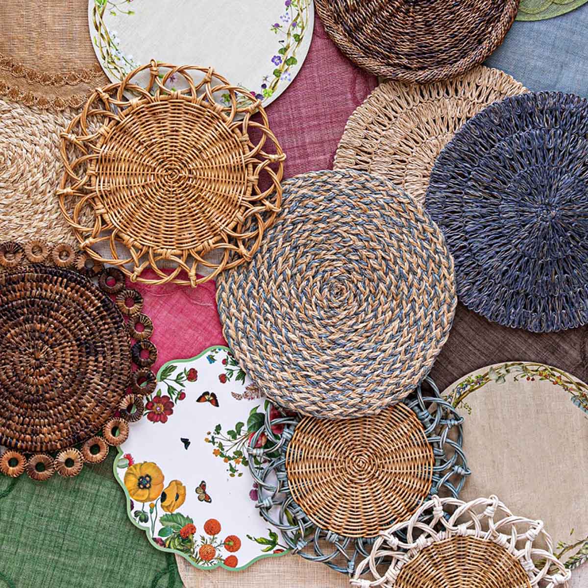 Meadow Walk Placemat Set/4 - Multi - Image 5