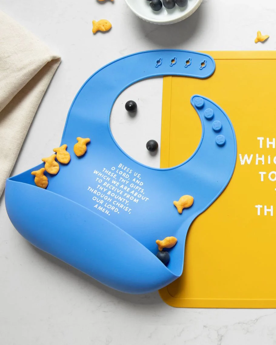 Meal Blessing Silicone Bib - Image 14