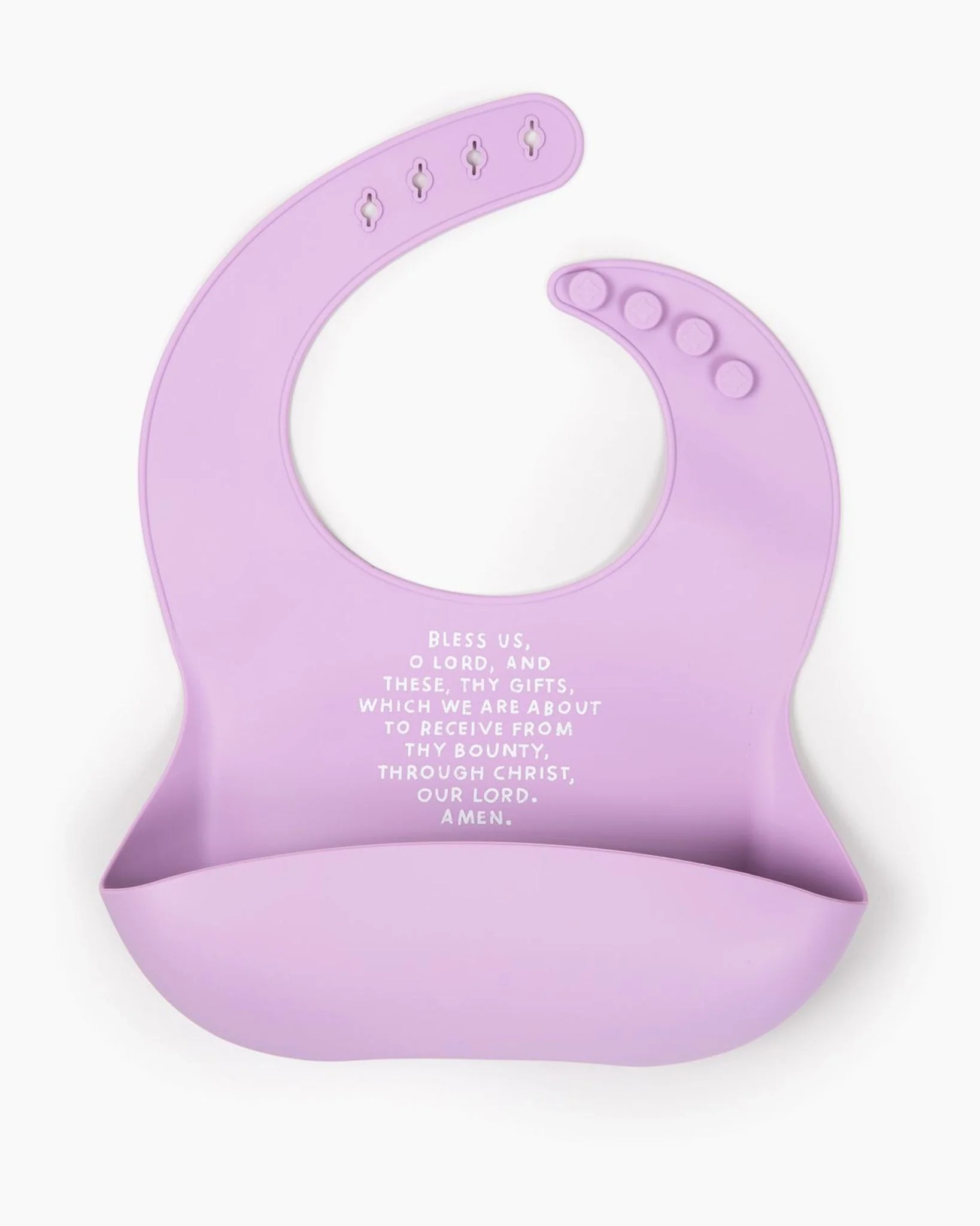 Meal Blessing Silicone Bib - Image 7