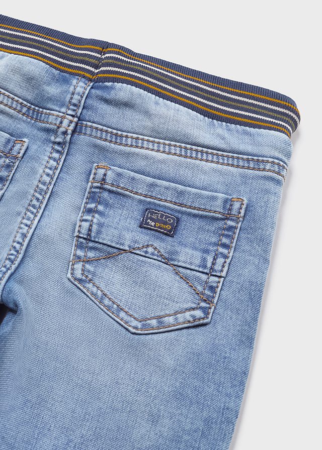 Medium Soft Denim Joggers - Image 2