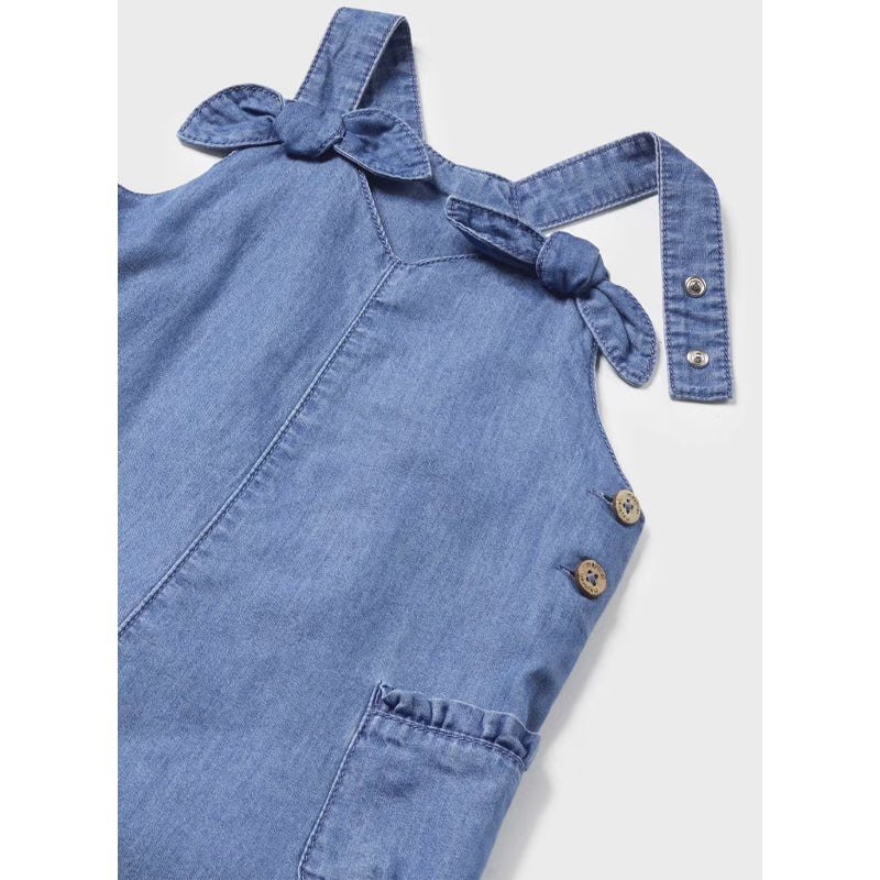Medium Wash Denim Romper - Image 2