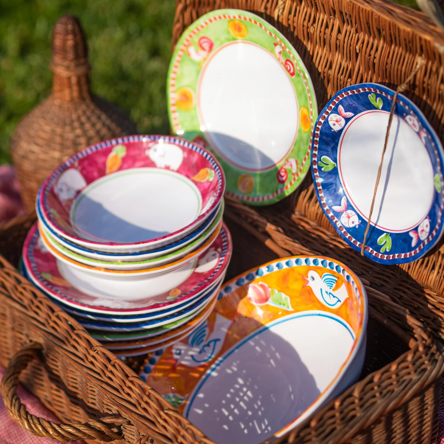 Melamine Campagna Gallina Dinner Plate - Image 3