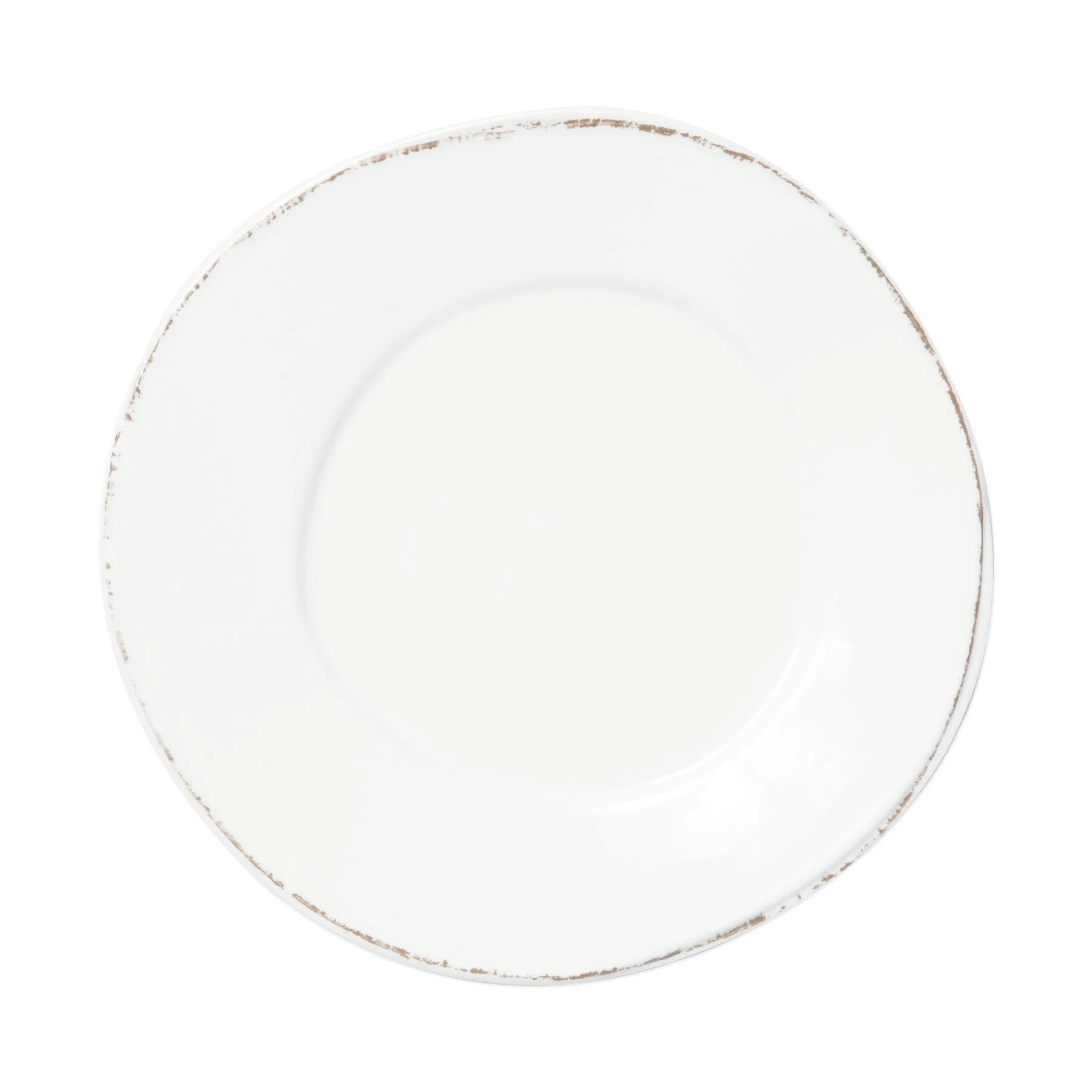 Melamine Lastra White Dinner Plate