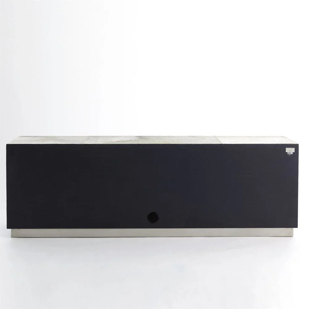 Metro Long Cabinet - Grey Hair-On-Hide - Image 4